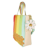 Loungefly Good Luck Trolls - Trolls with Faux Fur Tote Bag & Detachable Coin Bag